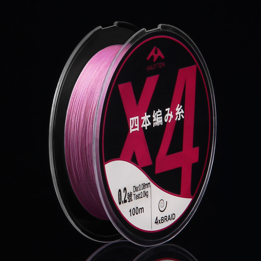 Line 1, 4 and 100 meters pink